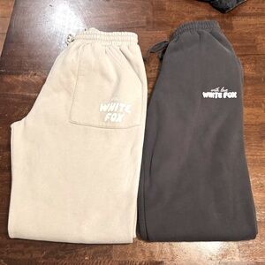 White Fox Sweatpants